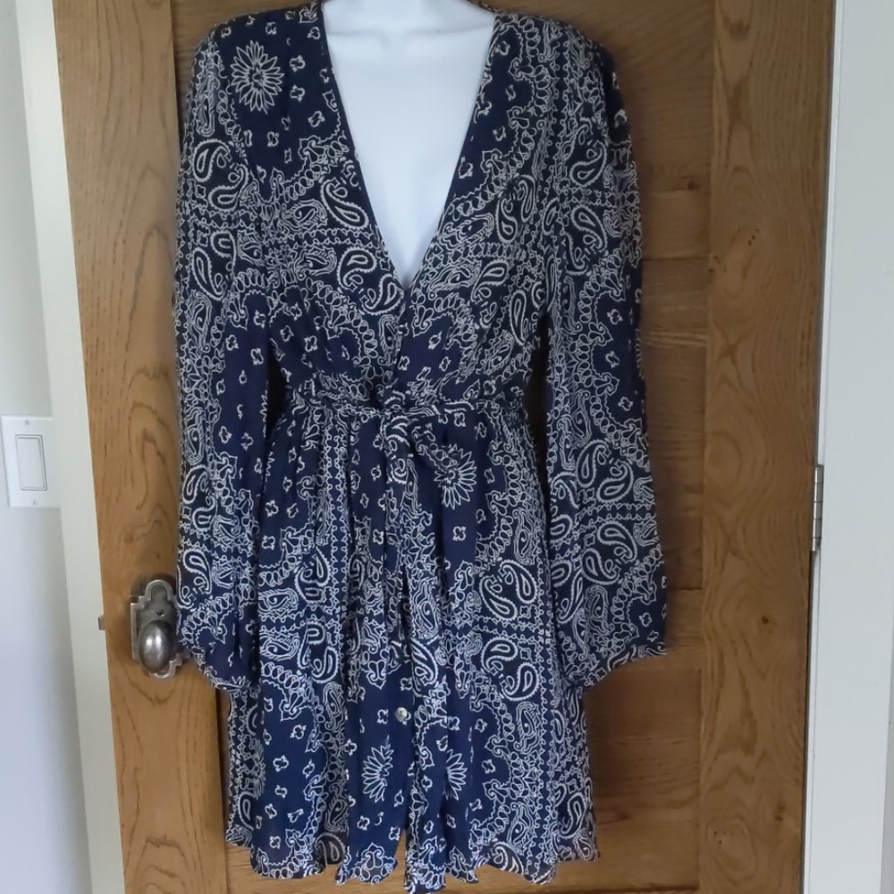 Chan Luu Bandana Print Dress